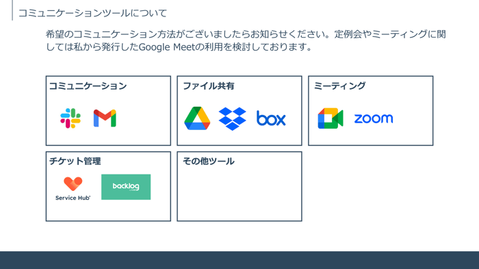コミュニケーションツール